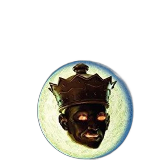 crown, staff, hat, face transparent PNG cut-out