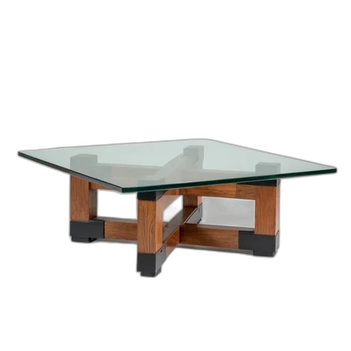 furniture, 3d render, glass, top transparent PNG cut-out