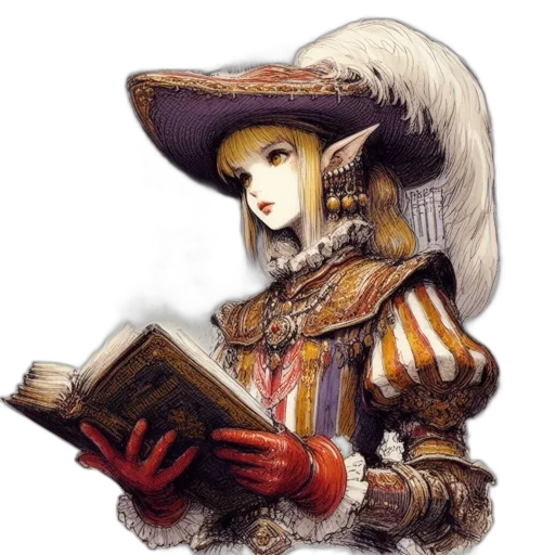 hat, staff, weapon, face transparent PNG cut-out