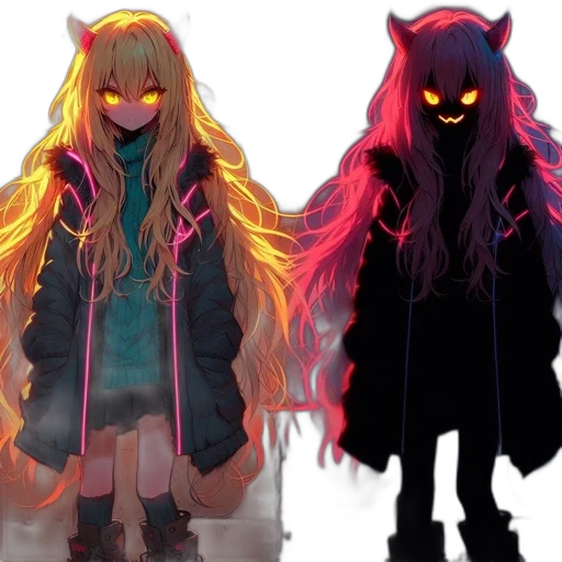 mask, creature, jacket, dress transparent PNG cut-out