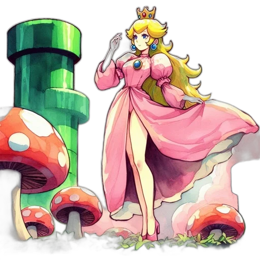 crown, dress, weapon, concept art transparent PNG cut-out