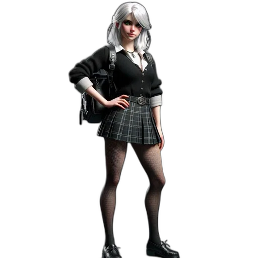 dress, staff, jacket, concept art transparent PNG cut-out