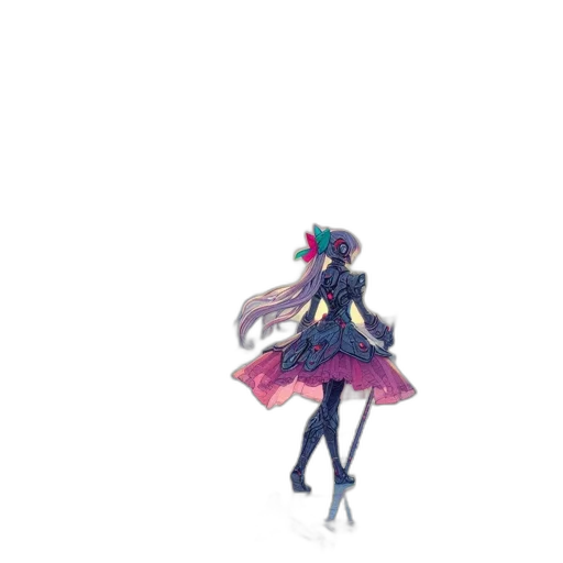 dress, weapon, crown, staff transparent PNG cut-out