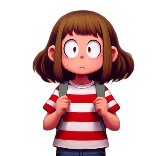 creature, dress, face, staff transparent PNG cut-out