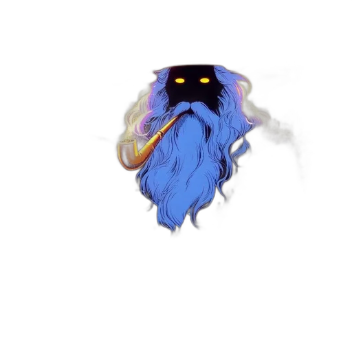 dragon, creature, hair, mask transparent PNG cut-out