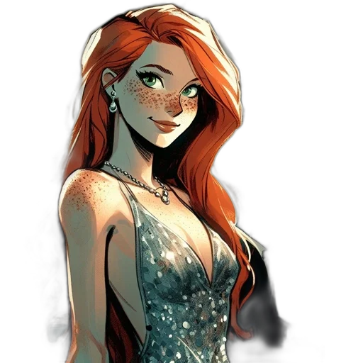 dress, jewelry, crown, face transparent PNG cut-out