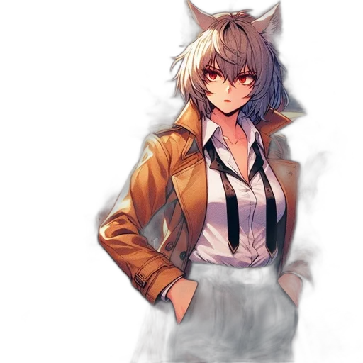jacket, staff, animal, dress transparent PNG cut-out