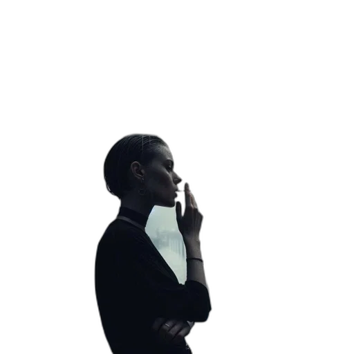 jacket, staff, dress, face transparent PNG cut-out