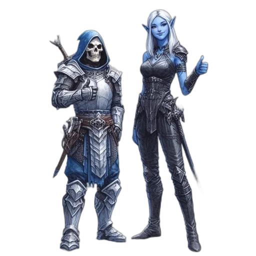 concept art, fantasy art, comic book art, pixel art transparent PNG cut-out