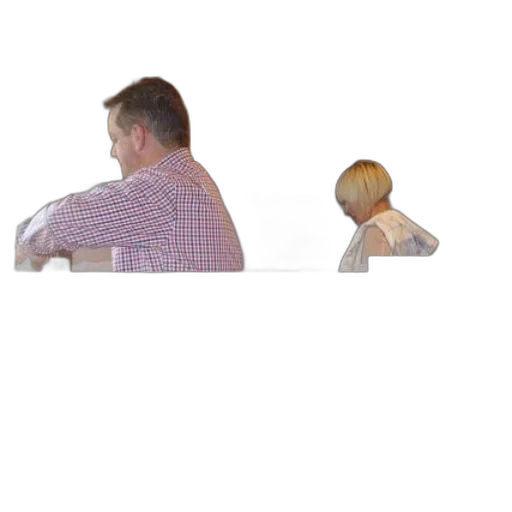 staff, jacket, hair, furniture transparent PNG cut-out