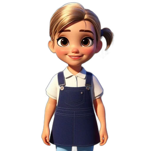 staff, dress, face, cartoon transparent PNG cut-out