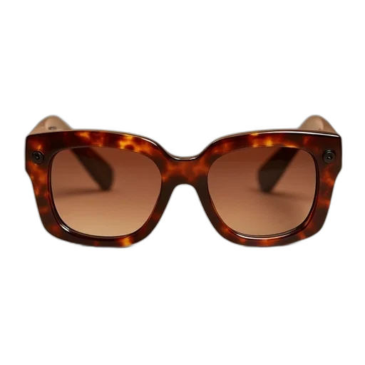 3d render, rectangular, acetate, sunglasses transparent PNG cut-out