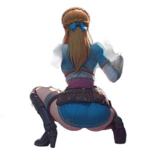 jacket, staff, dress, weapon transparent PNG cut-out