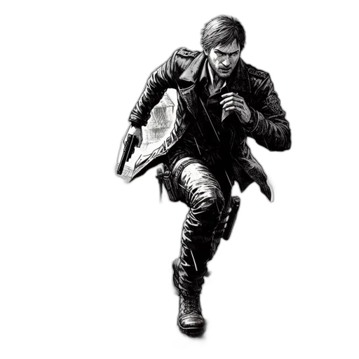 jacket, weapon, sword, animal transparent PNG cut-out