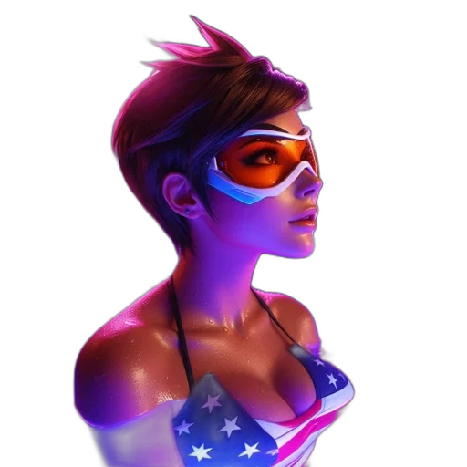 weapon, face, cyberpunk, concept art transparent PNG cut-out
