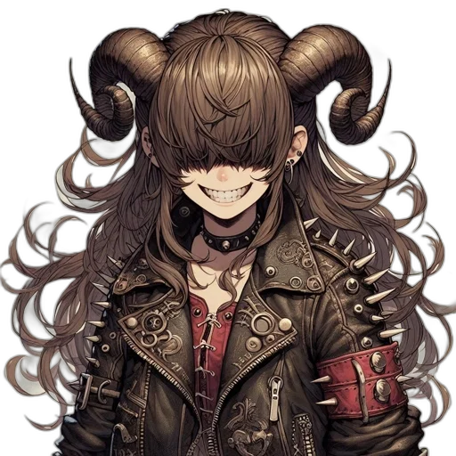 jacket, mask, face, hair transparent PNG cut-out