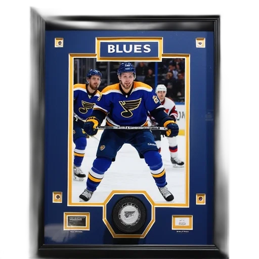 louis, blues, fanatics, framed transparent PNG cut-out