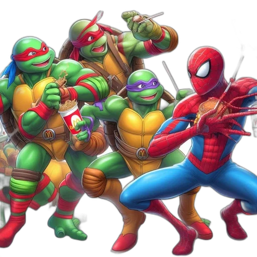 concept art, comic book art, 3d render, fantasy art transparent PNG cut-out