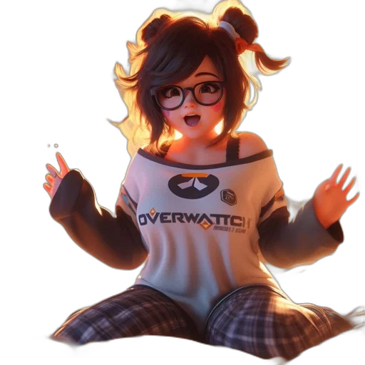 dress, creature, staff, jacket transparent PNG cut-out