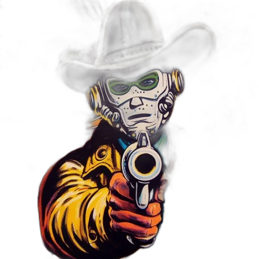 mask, weapon, robot, staff transparent PNG cut-out