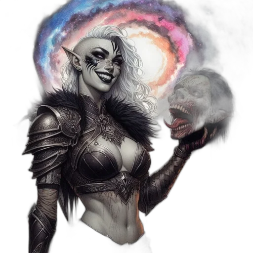 mask, creature, face, dragon transparent PNG cut-out