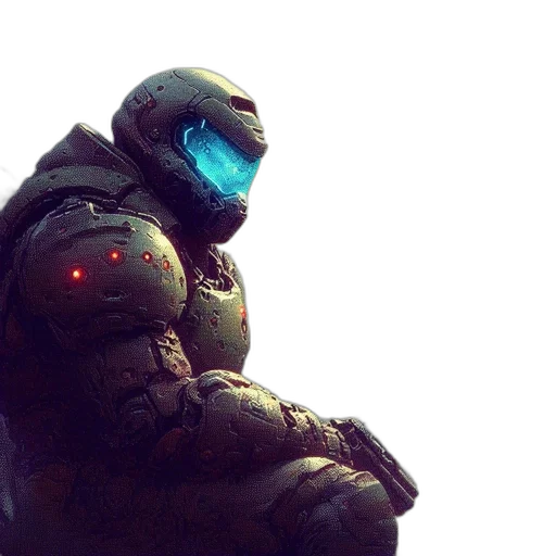 robot, creature, mask, face transparent PNG cut-out