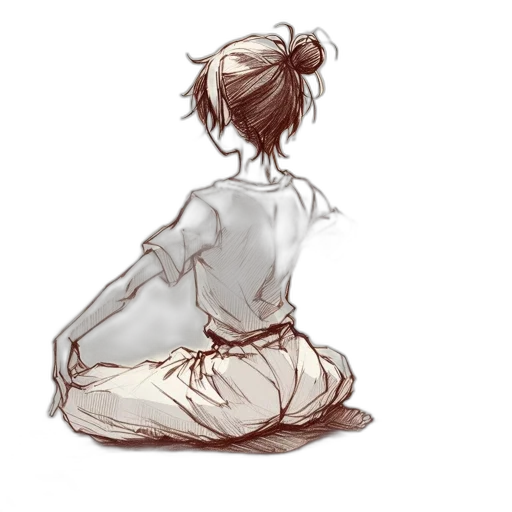 dress, staff, crown, hair transparent PNG cut-out