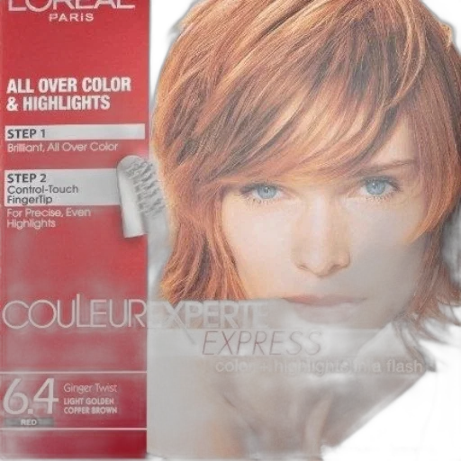 hair, photorealistic, 3d render, red transparent PNG cut-out