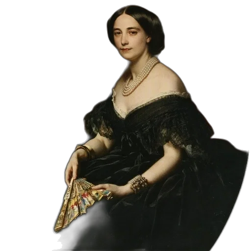 dress, jewelry, staff, crown transparent PNG cut-out