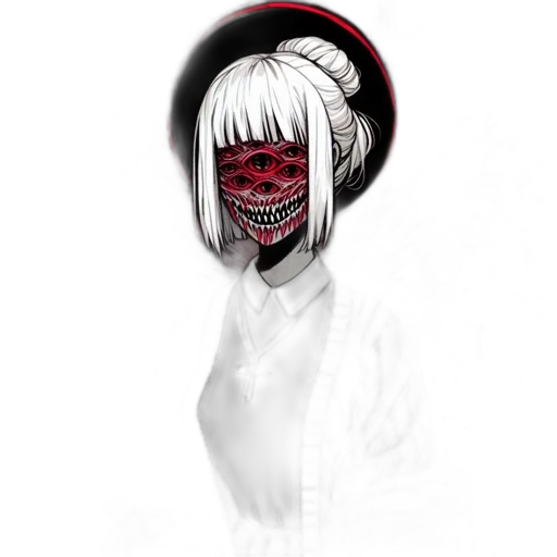 mask, face, hat, creature transparent PNG cut-out