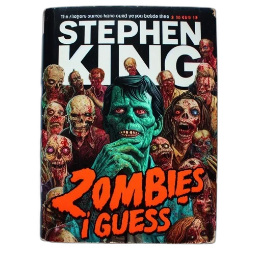 comic book art, book, cover, zombies transparent PNG cut-out