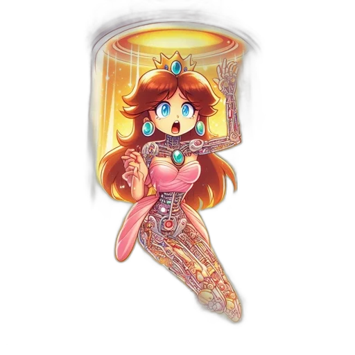 staff, vaporwave, 3d render, concept art transparent PNG cut-out