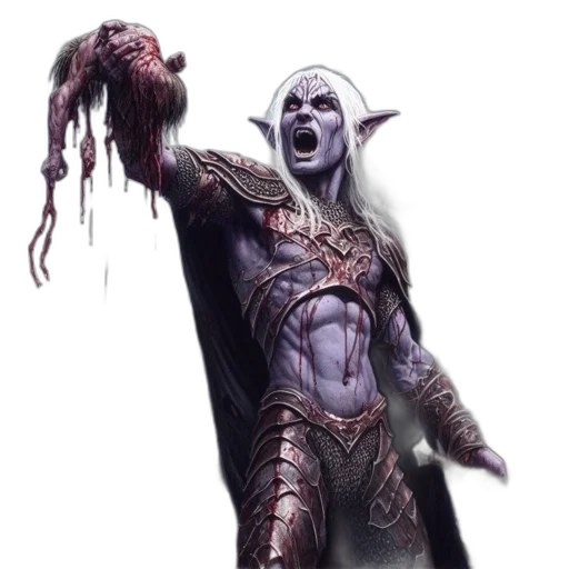 creature, staff, concept art, fantasy art transparent PNG cut-out