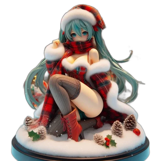3d render, concept art, snow, anime transparent PNG cut-out