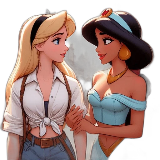 cartoon, comic book art, concept art, fantasy art transparent PNG cut-out