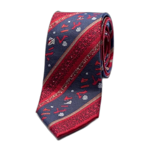 staff, red, blue, patterned transparent PNG cut-out