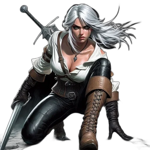 sword, fantasy art, comic book art, concept art transparent PNG cut-out