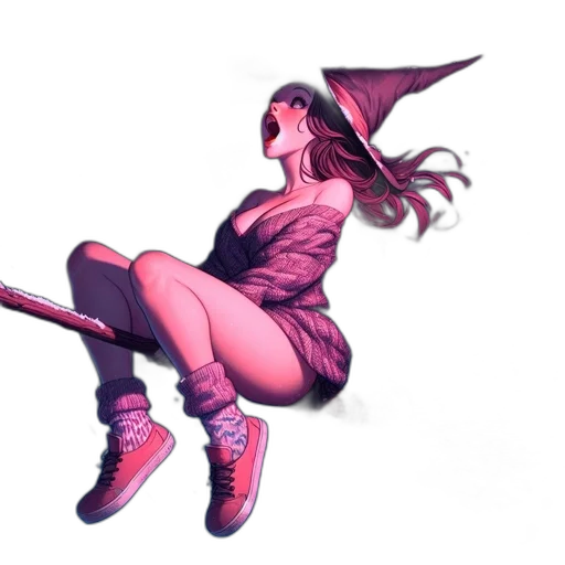 hat, staff, shoes, weapon transparent PNG cut-out