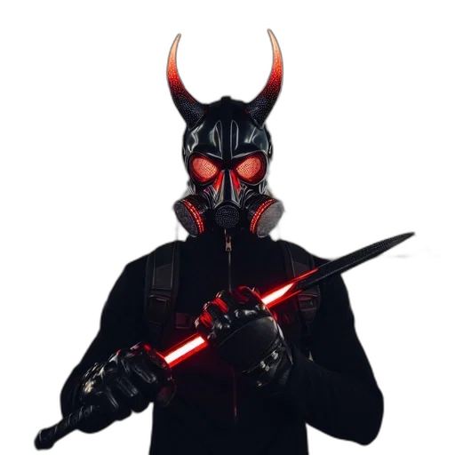 mask, staff, weapon, concept art transparent PNG cut-out