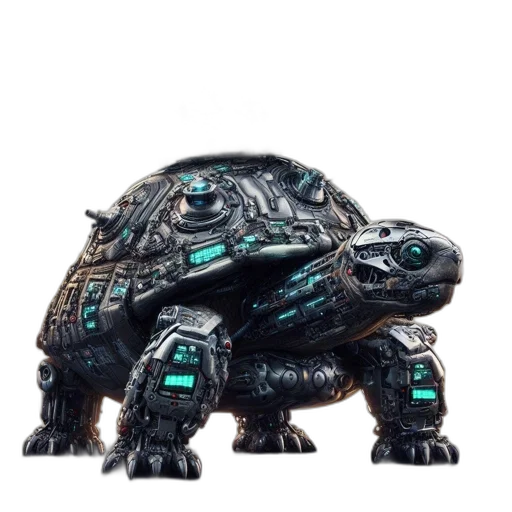 robot, creature, animal, dragon transparent PNG cut-out