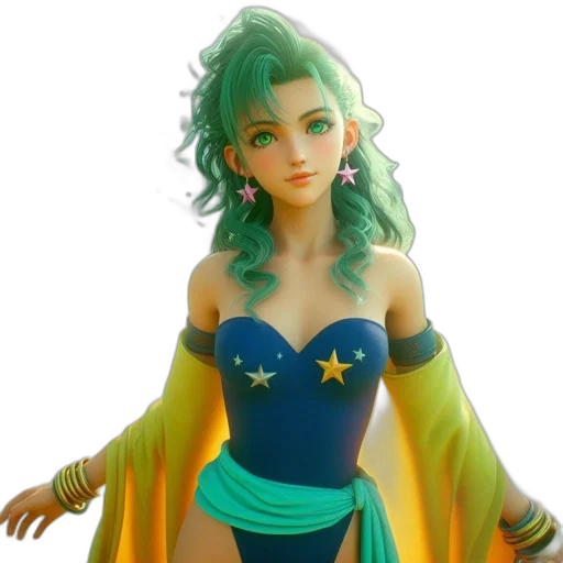 dress, concept art, fantasy art, 3d render transparent PNG cut-out