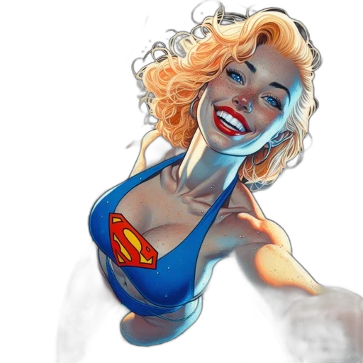 comic book art, concept art, photorealistic, cartoon transparent PNG cut-out