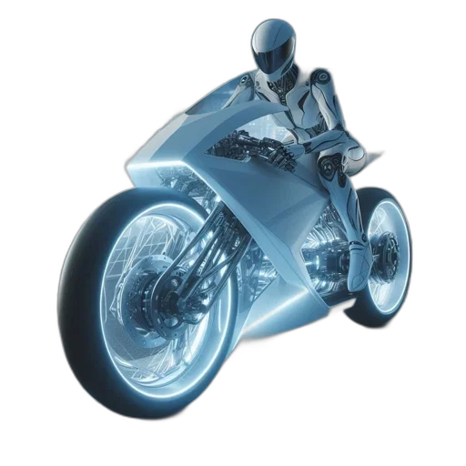 car, robot, concept art, 3d render transparent PNG cut-out