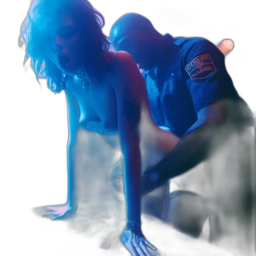 concept art, cyberpunk, photorealistic, 3d render transparent PNG cut-out