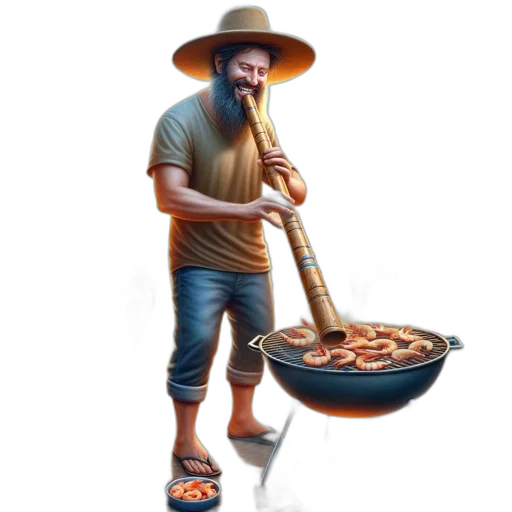 food, staff, hat, animal transparent PNG cut-out