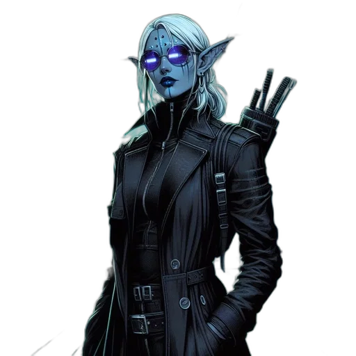 staff, concept art, fantasy art, cyberpunk transparent PNG cut-out