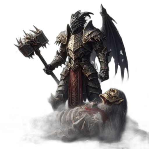 dragon, sword, weapon, creature transparent PNG cut-out