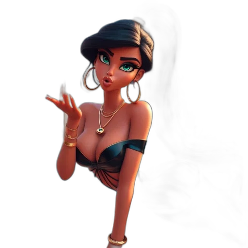 jewelry, hat, concept art, 3d render transparent PNG cut-out