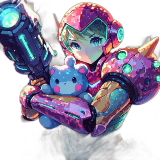 robot, weapon, staff, concept art transparent PNG cut-out