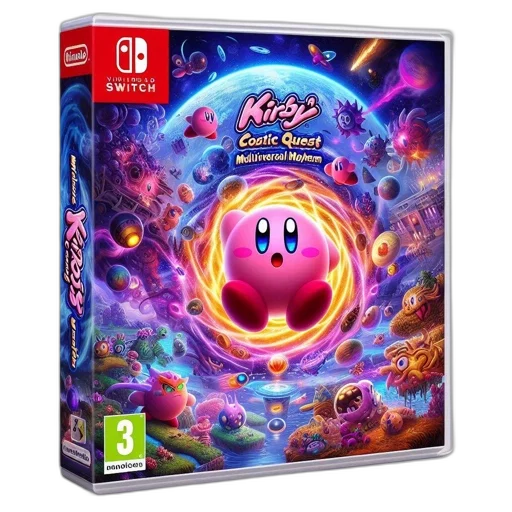 concept art, kirby, cosmic, quest transparent PNG cut-out